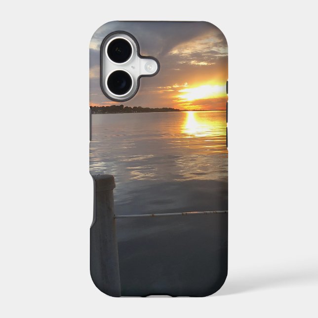 Pier Sunset Iphone Case (Back)
