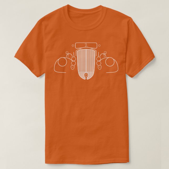 Pierce Arrow 1930s classic outline white T-Shirt (Design Front)