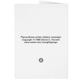 Pierce-Arrow archer radiator ornament (Back)