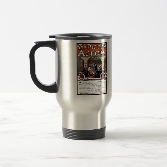 Pierce Arrow Motor Car Travel Mug (Left)