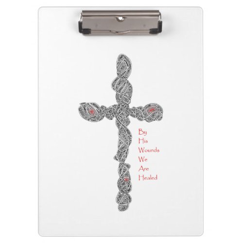 Pierced Cross _ Isaiah 535 Clipboard