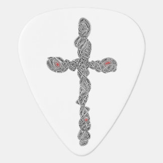 Pierced Cross (Verse on Back) Guitar Pick