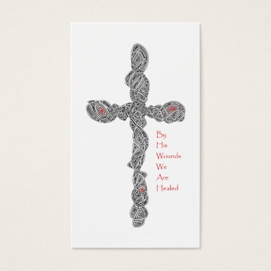 "Pierced" Isaiah 53:5 Scripture Cards (Front)