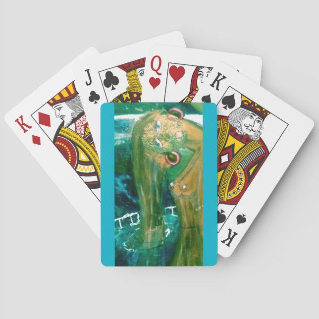 PIERCED NIPPLES POKER CARDS (Back)