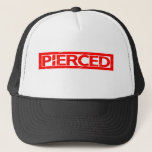 Pierced Stamp Trucker Hat