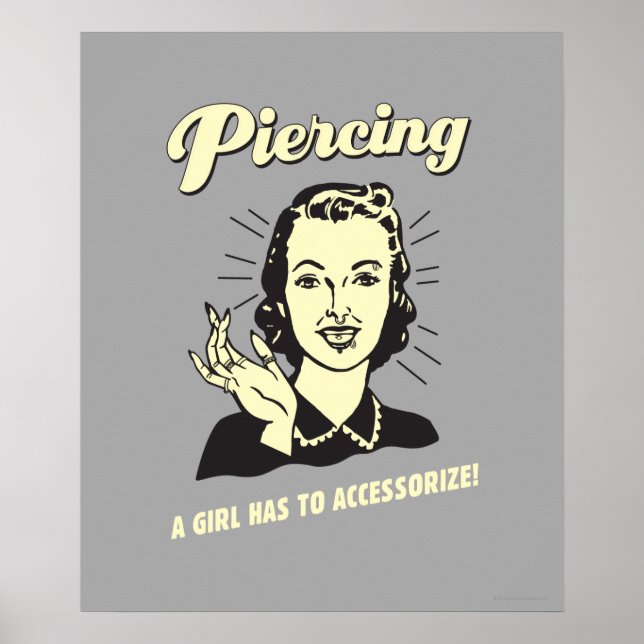 Piercing: A Girl Has to Accessorize Poster (Front)