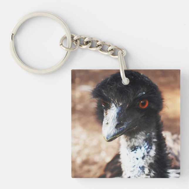 Piercing Eyes of the Outback Keychain (Front)