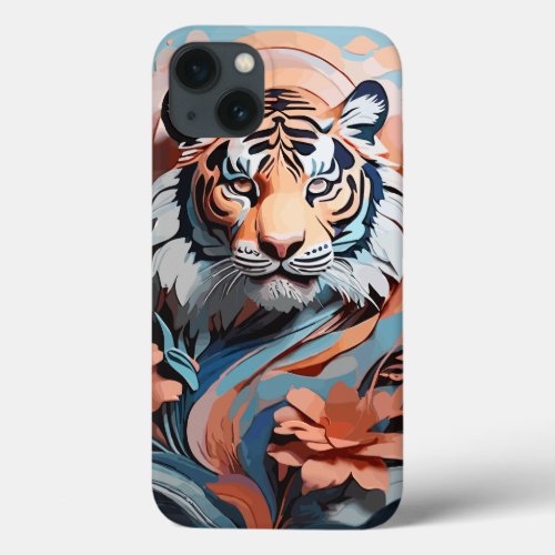 Piercing Gaze and Captivating Hues The Enchantin iPhone 13 Case