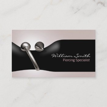 Piercing Specialist Business Card by KeyholeDesign at Zazzle