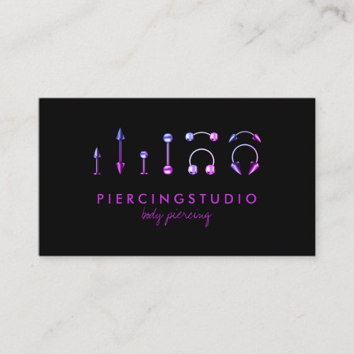 Piercing Specialist Business Card