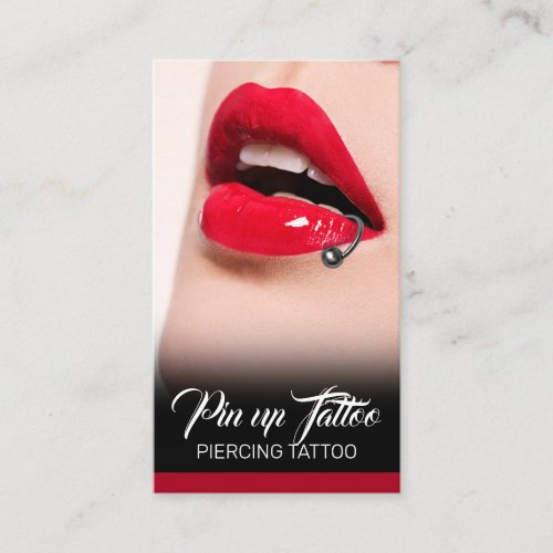 Piercing Studio Tattoo Piercing specialist Business Card