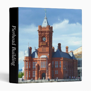 Pierhead Building, Cardiff, Wales (1.0in) 3 Ring Binder