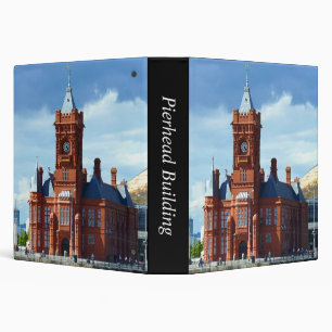 Pierhead Building, Cardiff, Wales (1.5in) 3 Ring Binder