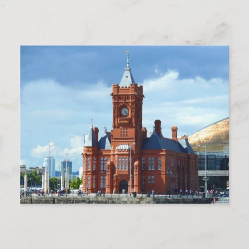 Pierhead Building Cardiff Wales UK Postcard