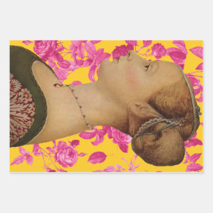 Piero del Pollaiuolo, Portrait of a Young Woman Wrapping Paper Sheets