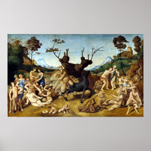 Piero di Cosimo The Misfortunes of Silenus Poster