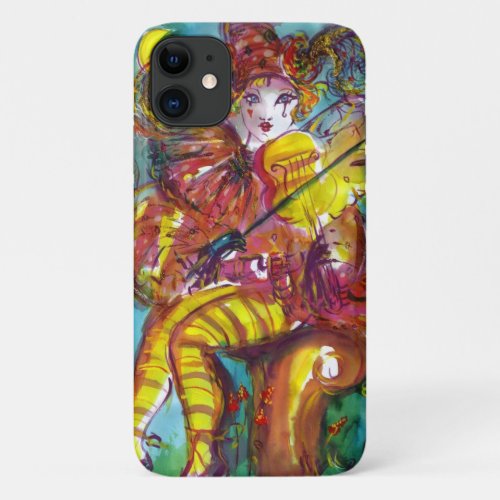 PIERO PLAYING VIOLIN  Venetian Carnival Night iPhone 11 Case