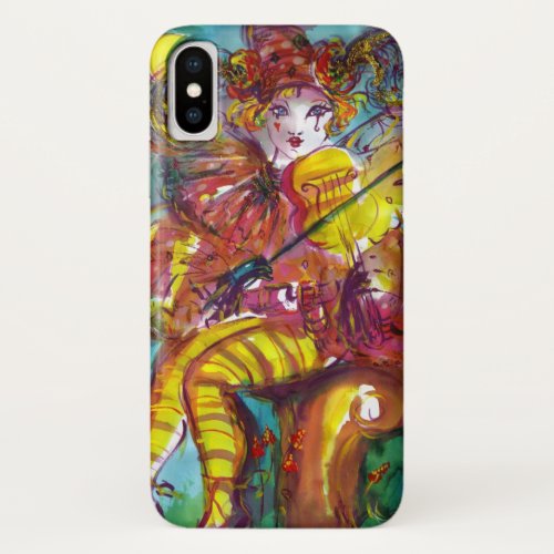 PIERO PLAYING VIOLIN  Venetian Carnival Night iPhone XS Case