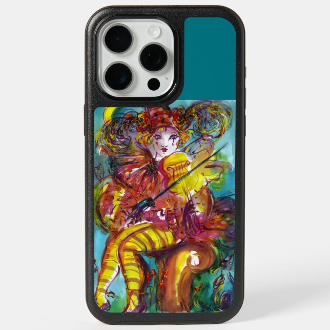 PIERO PLAYING VIOLIN / Venetian Carnival Night  iPhone 15 Pro Max Case (Back)