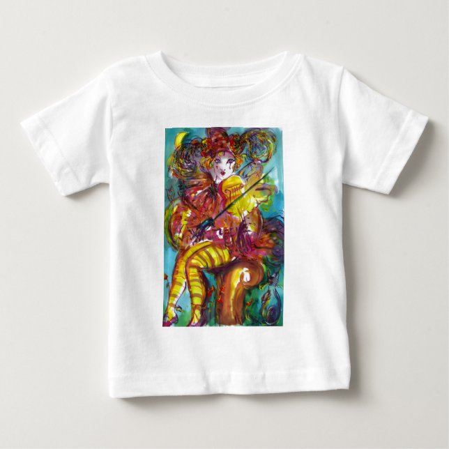 PIERO / Venetian Carnival Night Baby T-Shirt (Front)
