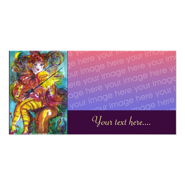 PIERO / Venetian Carnival Night Card (Front)