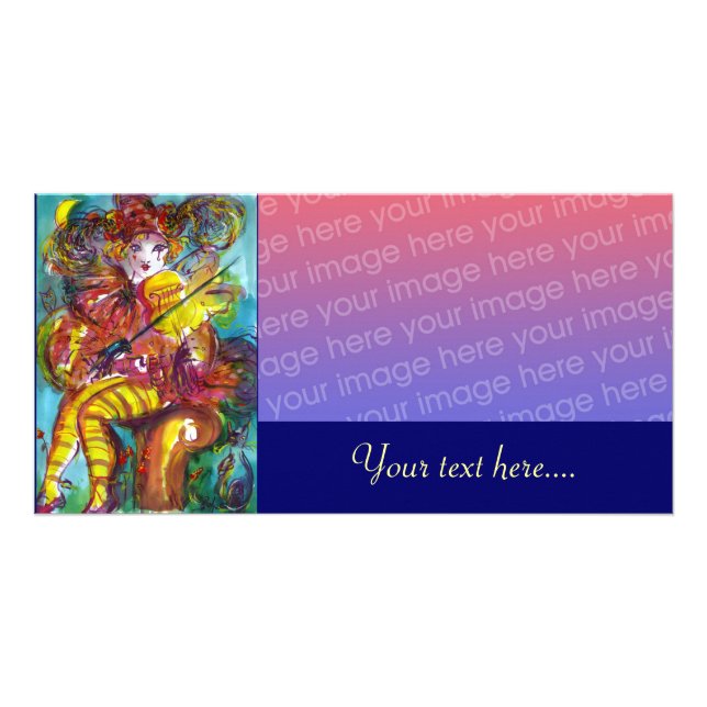 PIERO / Venetian Carnival Night Card (Front)