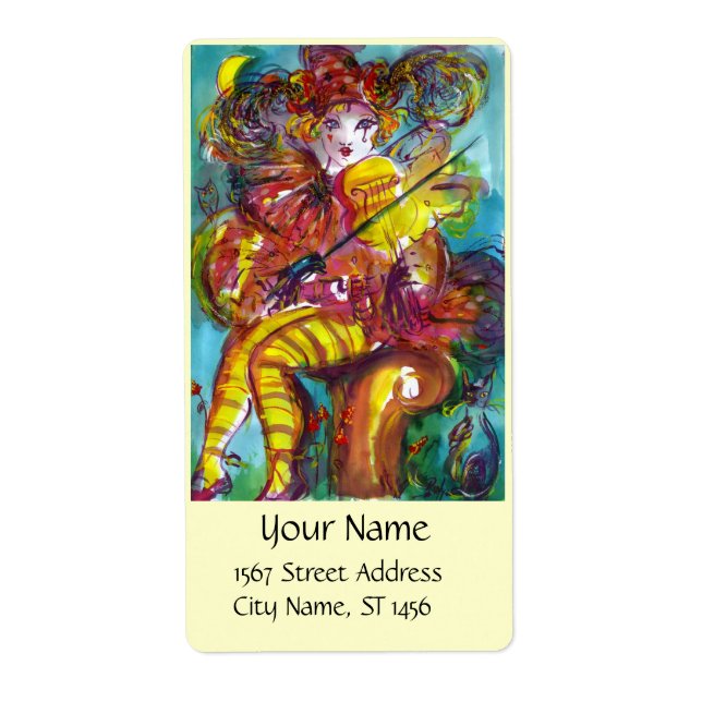 PIERO / Venetian Carnival Night,cream Label (Front)
