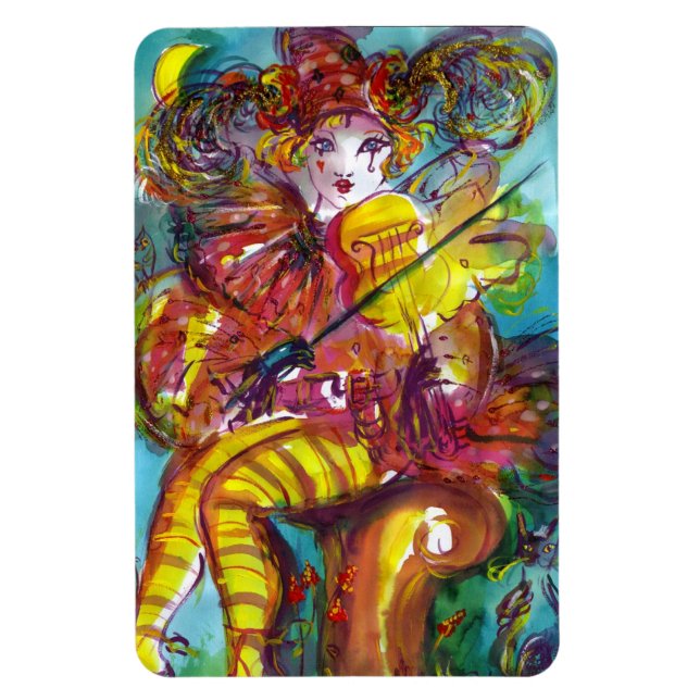 PIERO / Venetian Carnival Night Magnet (Vertical)