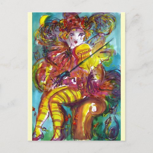 PIERO  Venetian Carnival Night Postcard