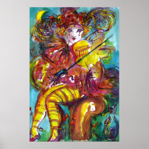 PIERO/ Venetian Carnival Night Poster