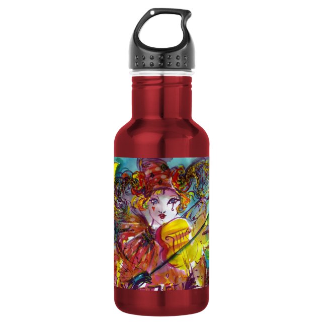 PIERO / Venetian Carnival Night Water Bottle (Front)
