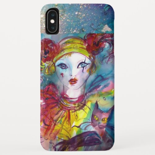 PIERO WITH CAT  Venetian Carnival iPhone XS Max Case