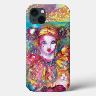 PIERO WITH CAT / Venetian Masquerade Masks iPhone 13 Case