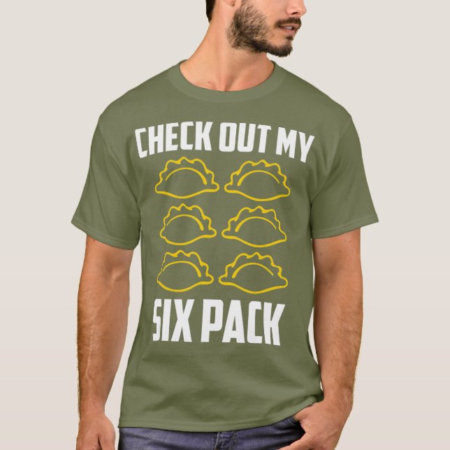 Pierogi 6 Pack Poland Culture For Polish Chef T-Shirt (Front)