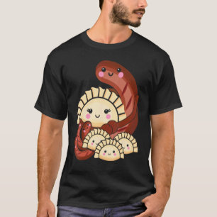 Pierogi And Kielbasa Poland Traditional Food Pun P T-Shirt