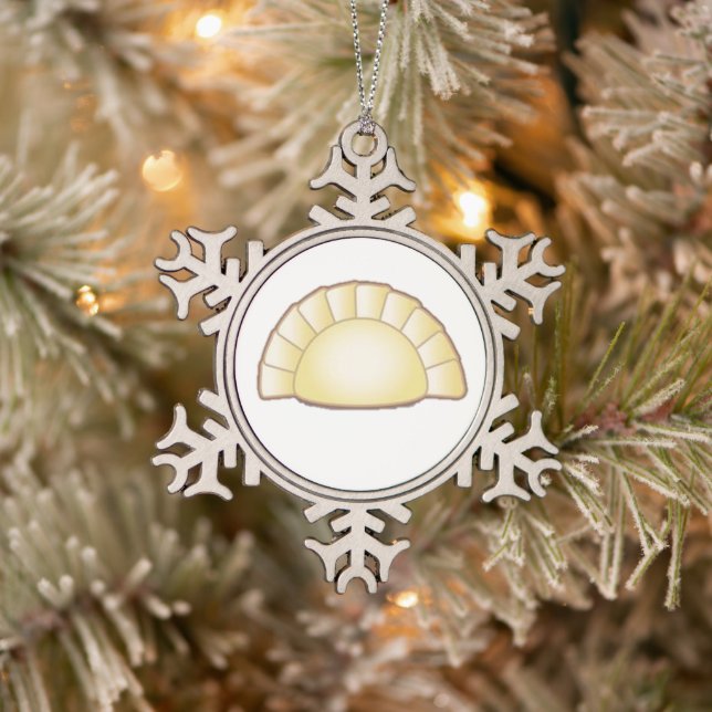 Pierogi Framed Ornament (Tree)
