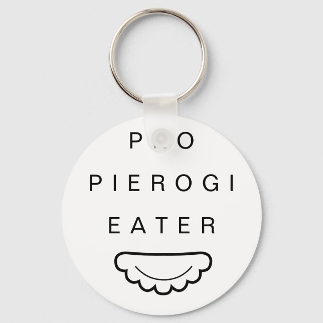 Pierogi Keychain (Front)