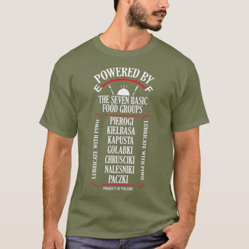 Pierogi Kielbasa Paczki Polish Food Cuisine Day T_Shirt