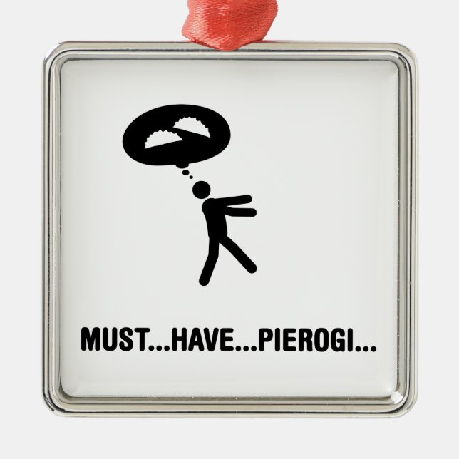 Pierogi Lover Metal Ornament (Front)