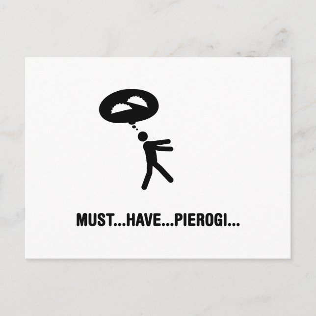 Pierogi Lover Postcard (Front)