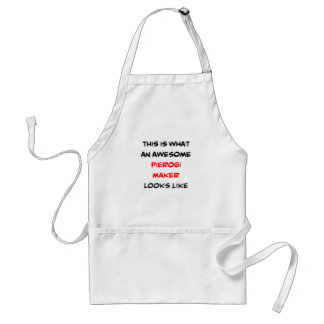 pierogi maker, awesome adult apron