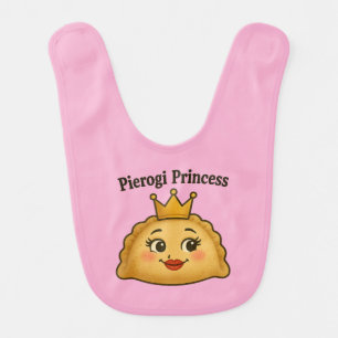 Pierogi Princess Baby Bib