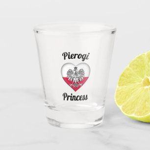 Pierogi Princess Shot Glass