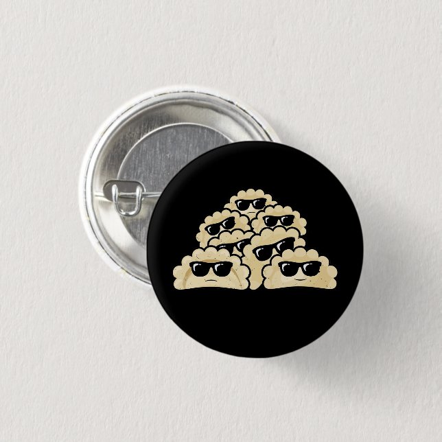 Pierogi Squad, Pierogi Lover, Pierogies Polish Button (Front & Back)