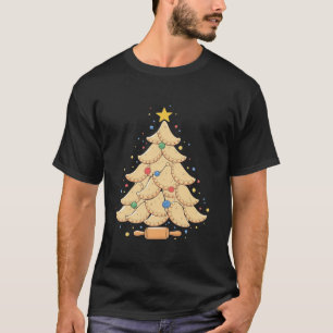 Pierogi Tree Polish Christmas Food Funny Tee Men W