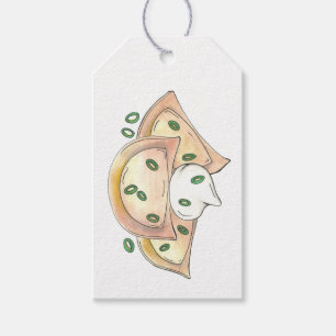 Pierogies Polish Cuisine Potato Dumplings Foodie Gift Tags