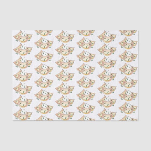 Pierogies Polish Cuisine Potato Dumplings Foodie Tissue Paper (Front)