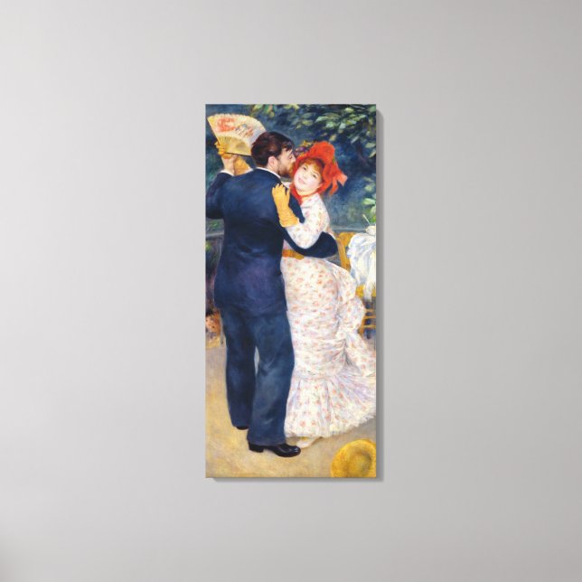 Pierre A Renoir | A Dance in the Country Canvas Print (Front)