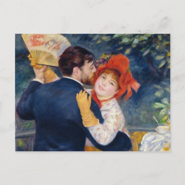 Pierre A Renoir | A Dance in the Country Postcard (Front)