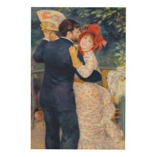 Pierre A Renoir A Dance in the Country Wood Wall Decor